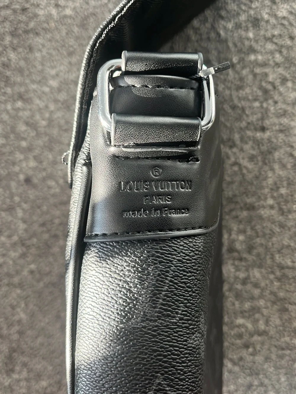 Louis Vuitton Black Monogram Eclipse Messenger Bag
